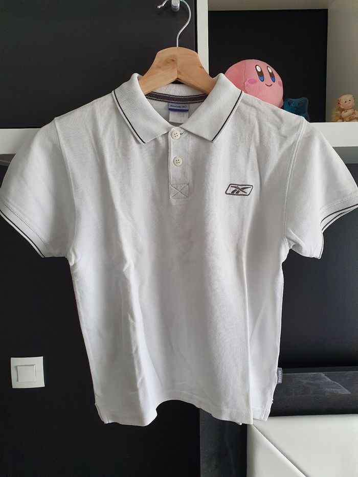 Polo blanc Reebok