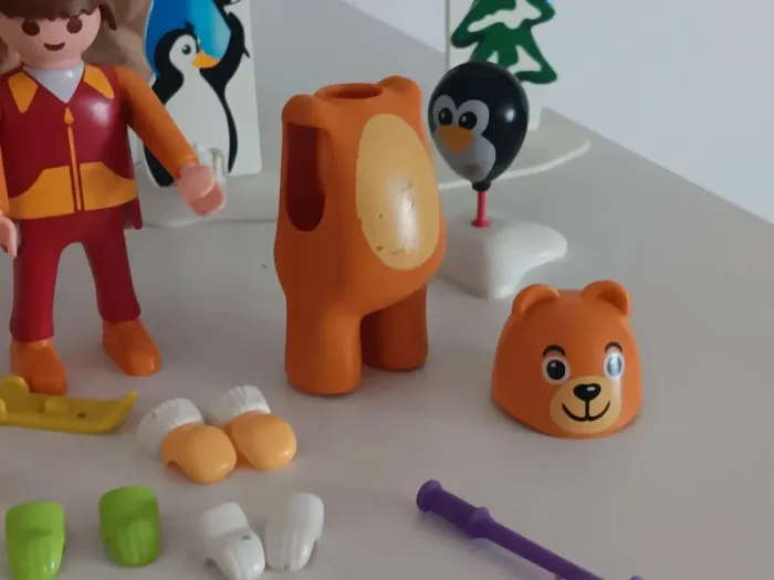 Enfants à la neige avec moniteur playmobil - photo numéro 19
