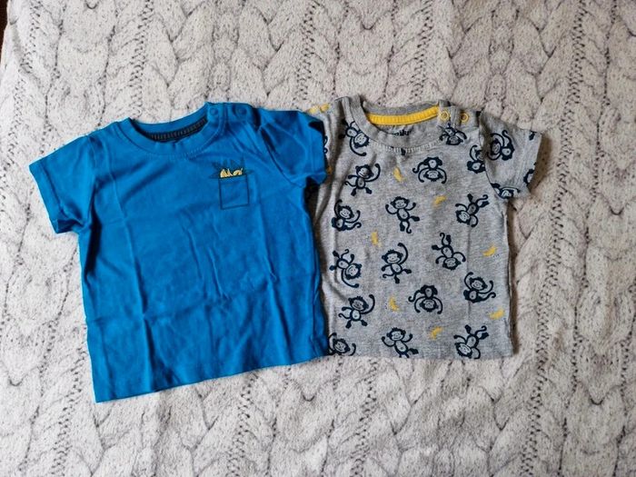Lot de 2 tee-shirts 6 mois