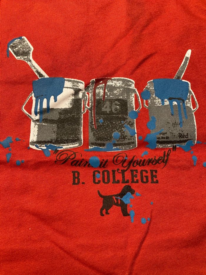 T shirt rouge garçon - photo numéro 2