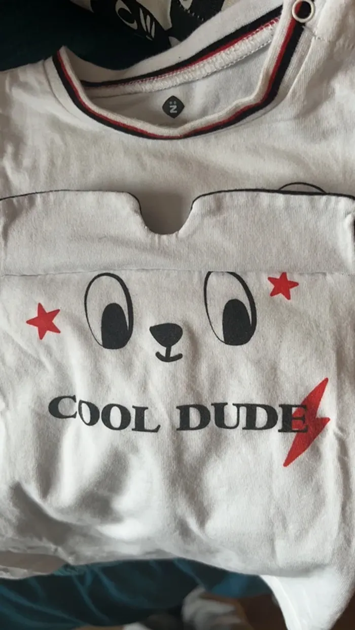 Ensemble t-shirt manches longues, jogging, veste sans manches - photo numéro 9