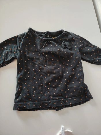 T-shirt manches longues 1 mois