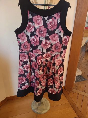 robe fleuri taille 46