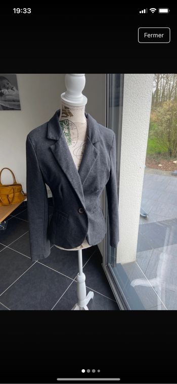 Veste femme miss one grise anthracite portée quelques fois taille M
