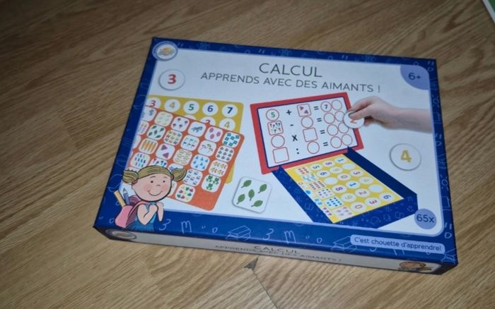 Jeu calcul j apprends avec des aimants