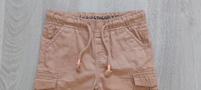 Pantalon marron/beige garçon, marque Lulu Castagnette, taille 3 ans, en bon état. - photo numéro 3