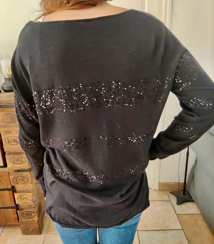 Pull noir Camaïeu L (110) - photo numéro 2