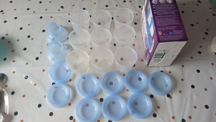 Lot pots conservation lait - photo numéro 3