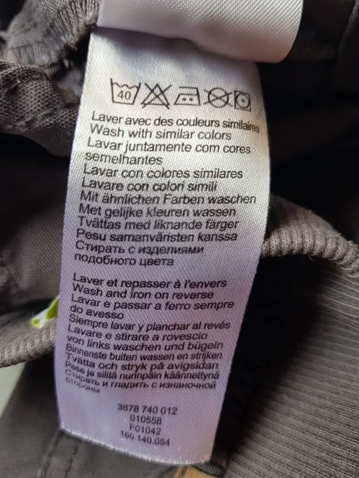 Pantalon toile gris foncé Verbaudet, - photo numéro 12