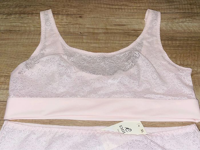 Ensemble culotte+brassière dentelle extensible - photo numéro 3