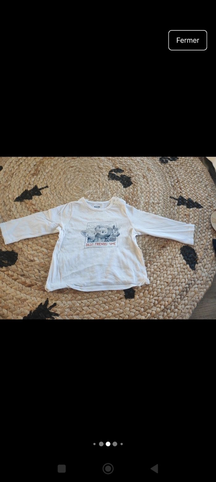 Lot 10 hauts manches longues 9 mois - photo numéro 6