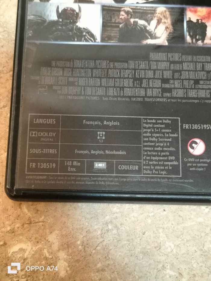 DVD 🧡 Transformers 3 La face cachée de la lune - photo numéro 3