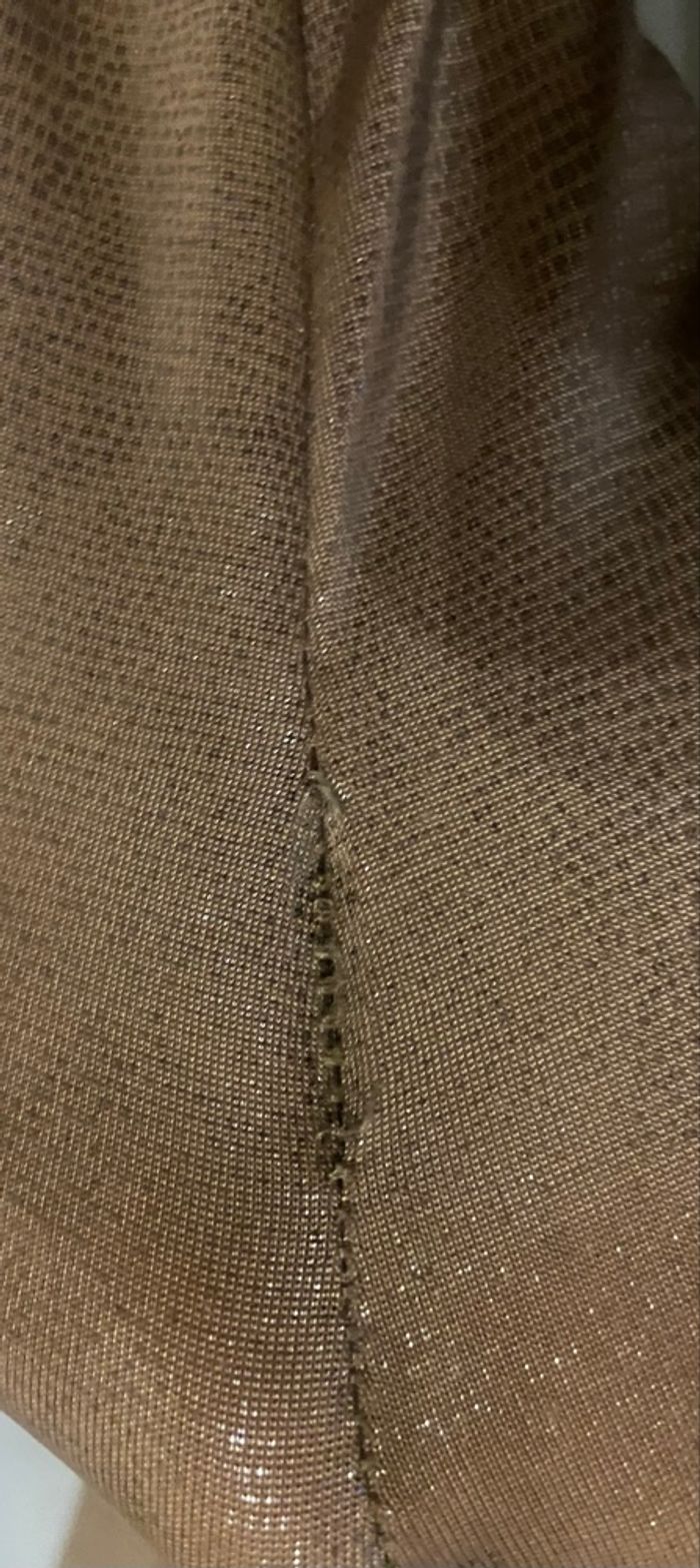 Legging doré brillant reflets roses - photo numéro 3