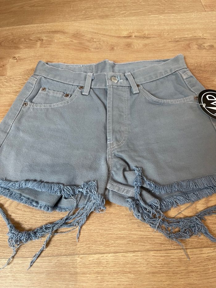 Short, court, jeans, levi’s, vintage - photo numéro 6
