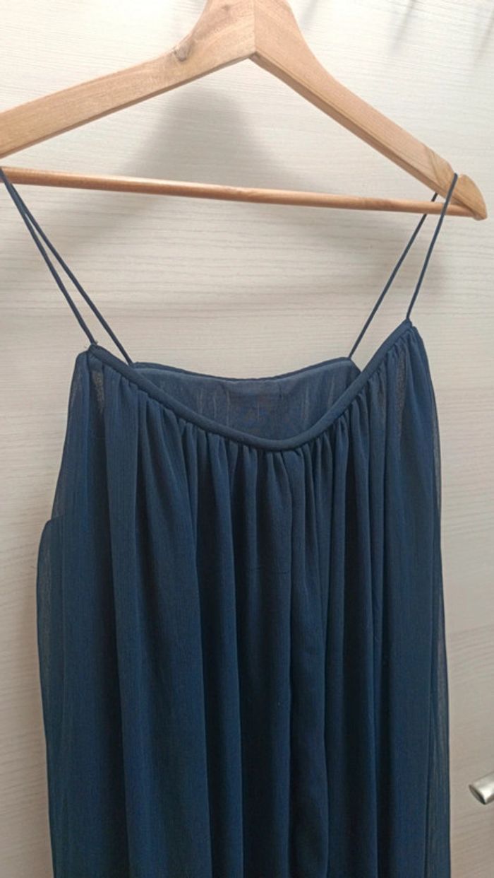Très jolie robe longue de soirée bleue 38 - photo numéro 5