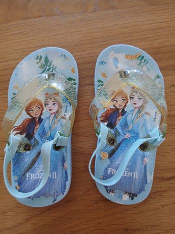 Tongs Reine des neiges