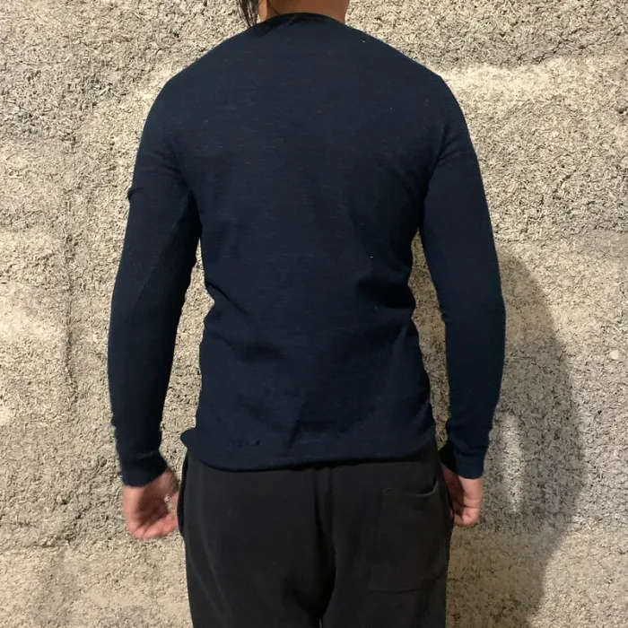 Pull homme bleu Teddy Smith Col V - photo numéro 2