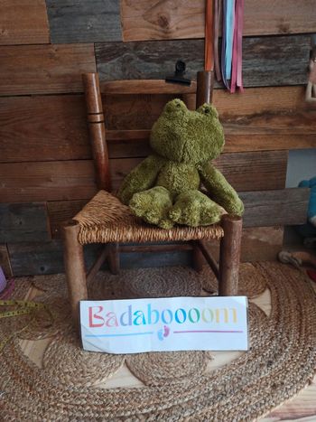 Peluche grenouille tbe