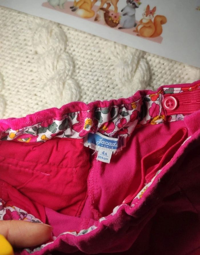 Short Jacadi 4 ans rose fushia liberty - photo numéro 2
