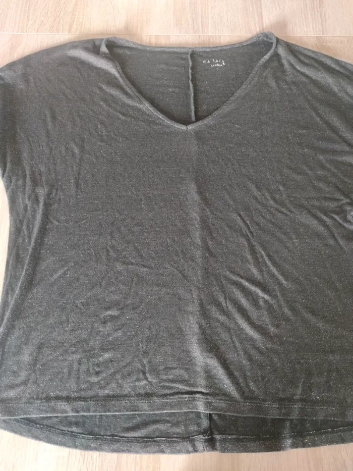 Haut camaïeu manches 3/4