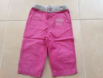Pantacour gris rose fille ORCHESTRA en 3 ans TBE