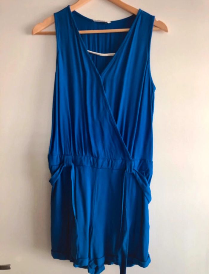 Combishort bleu cache cache taille M