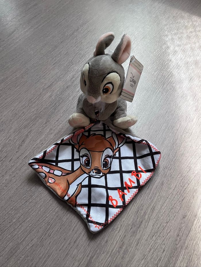 Doudou pan pan et bambi neuf avec étiquette