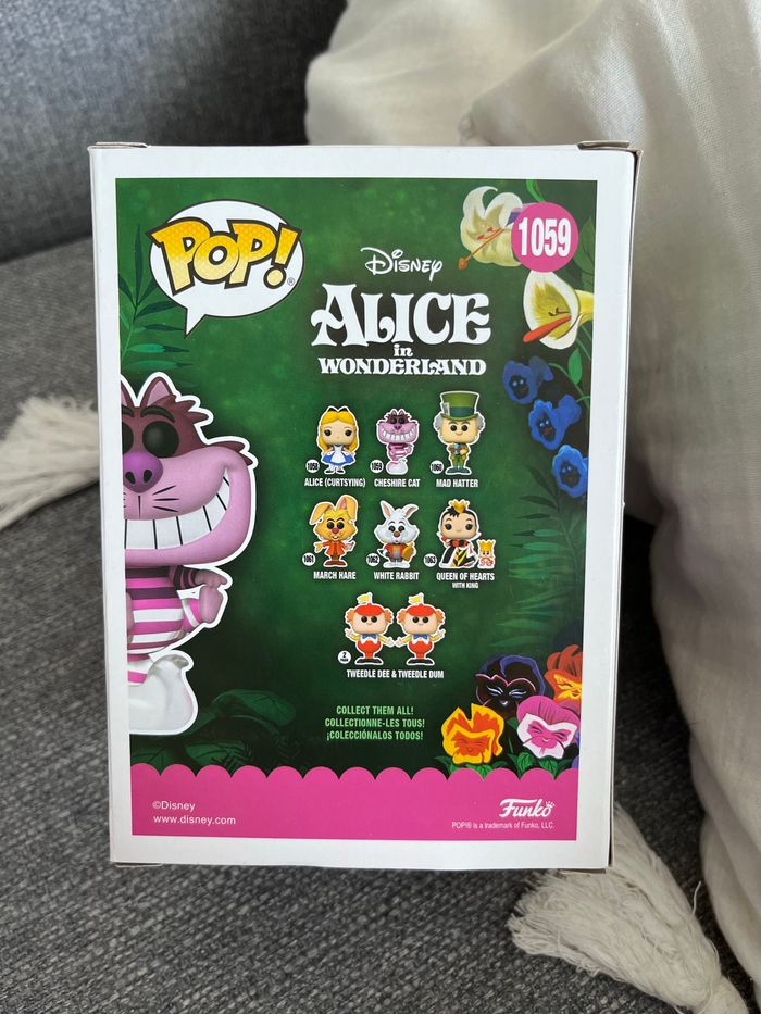 Funko pop Cheshire Cat Alice aux pays des merveilles Disney - photo numéro 2