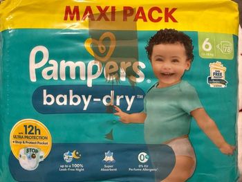 Pampers taille 6 
