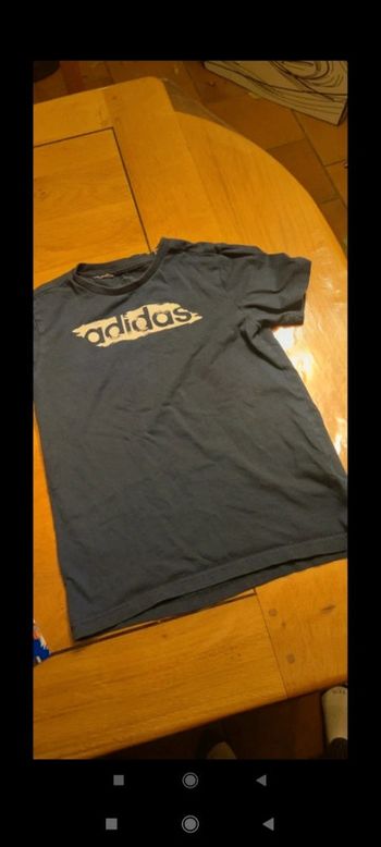 Maillot adidas manches courtes 8/9 ans