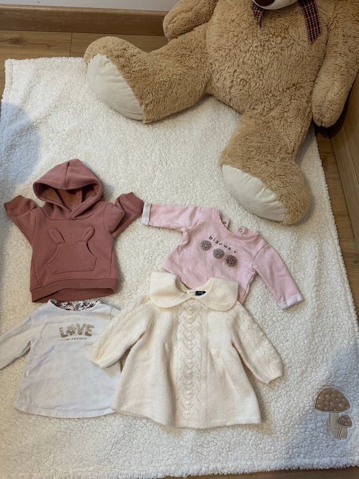 Lot pulls 1 mois hiver