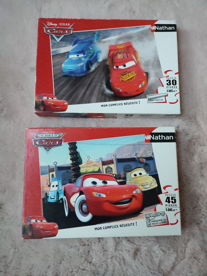 Lot de 2 puzzles car's - photo numéro 2