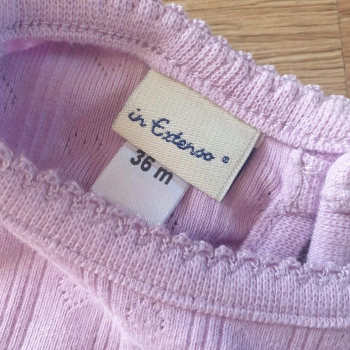 🩷 Tee-shirt MC maille côtelée 36 mois In Extenso #emyfleury_36moisfille - photo numéro 5