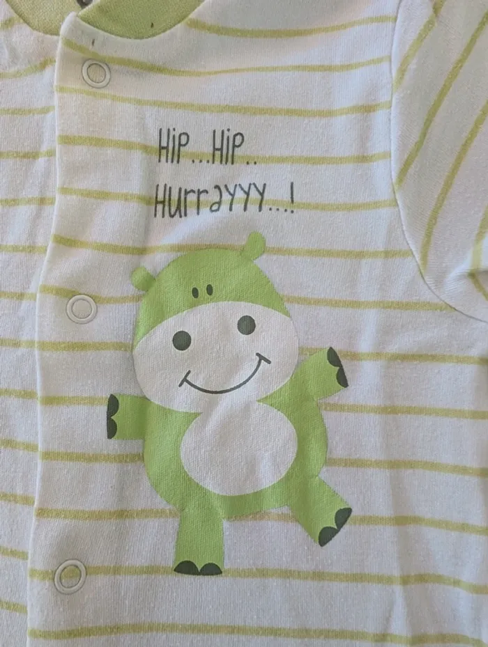 Barboteuse combishort hippopotame - photo numéro 2