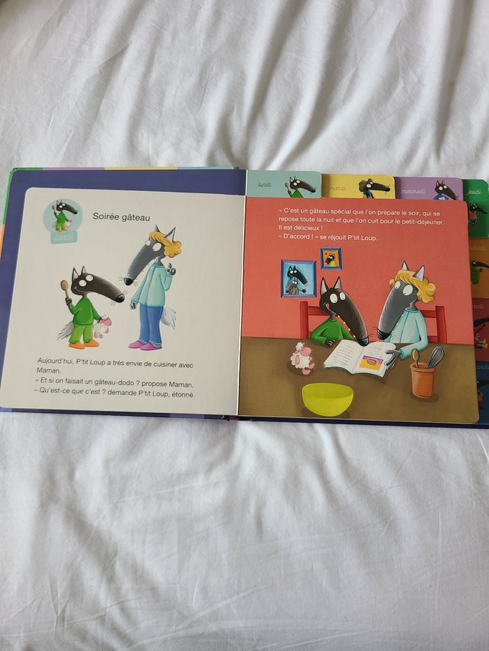 Livre Mes 7 histoires pour m'endormir avec P'tit loup - photo numéro 2