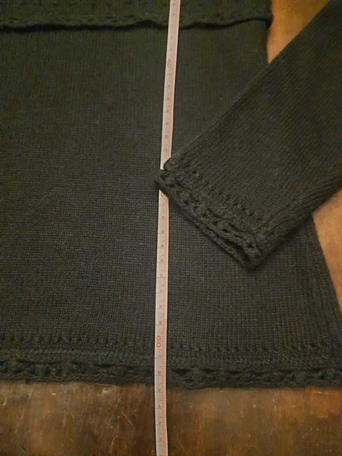 Pull col roulé noir Matin Blanc taille 3 (38/40) - photo numéro 9