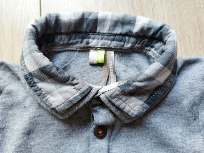 T-shirt col carreaux Orchestra 18 mois - photo numéro 4