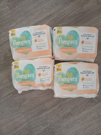 Lot de 12 paquets de lingettes harmonie à 18€ 