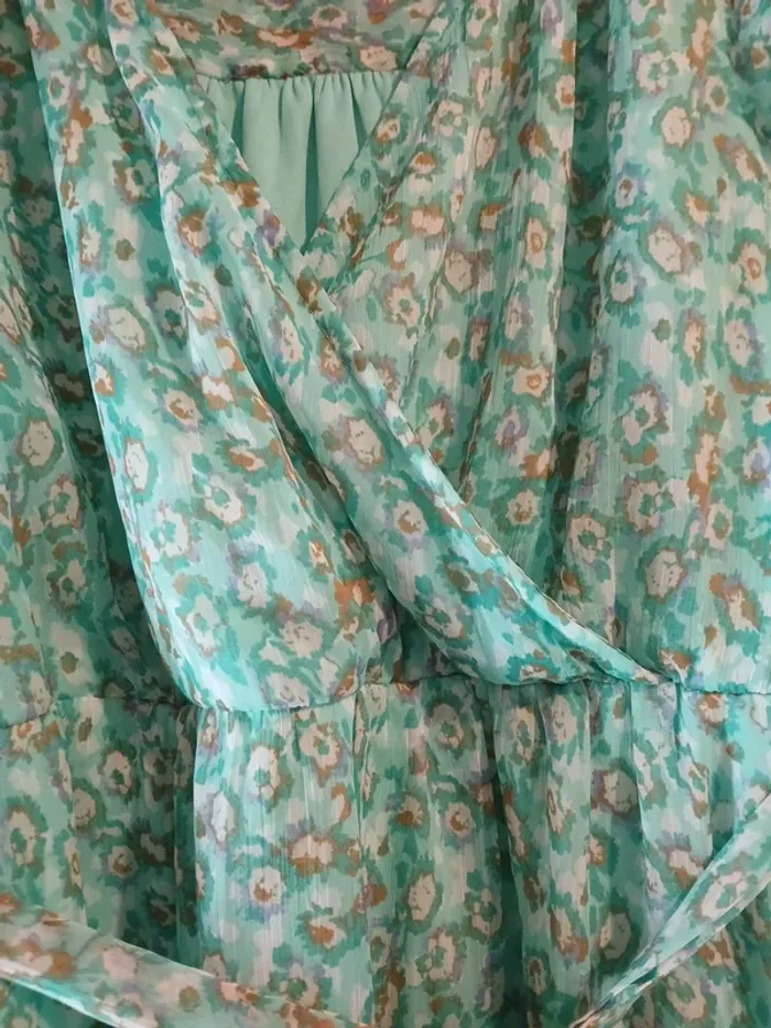 Robe d'été vert menthe - photo numéro 5
