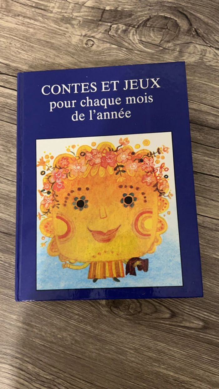 Livre enfant « contes et jeux pour chaque mois de l’année »
