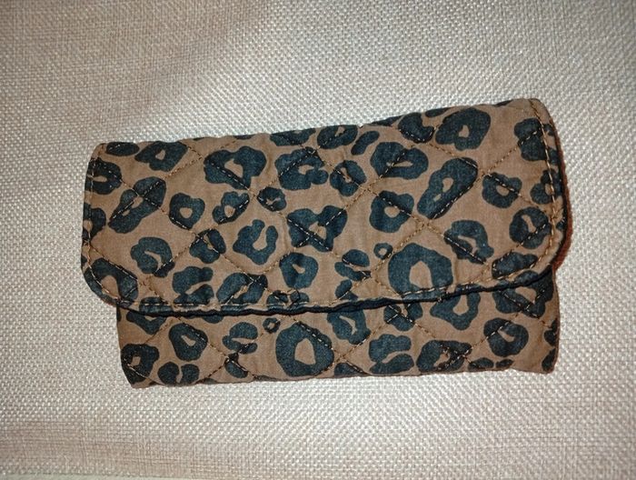 Petite Pochette étui à lunettes léopard