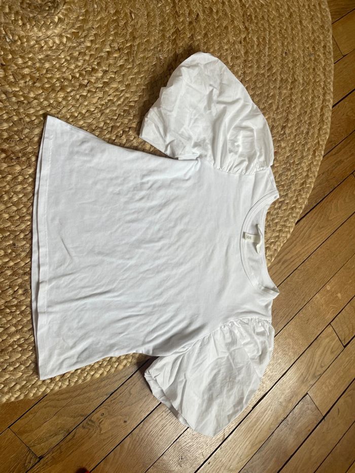 Tee shirt manches bouffantes