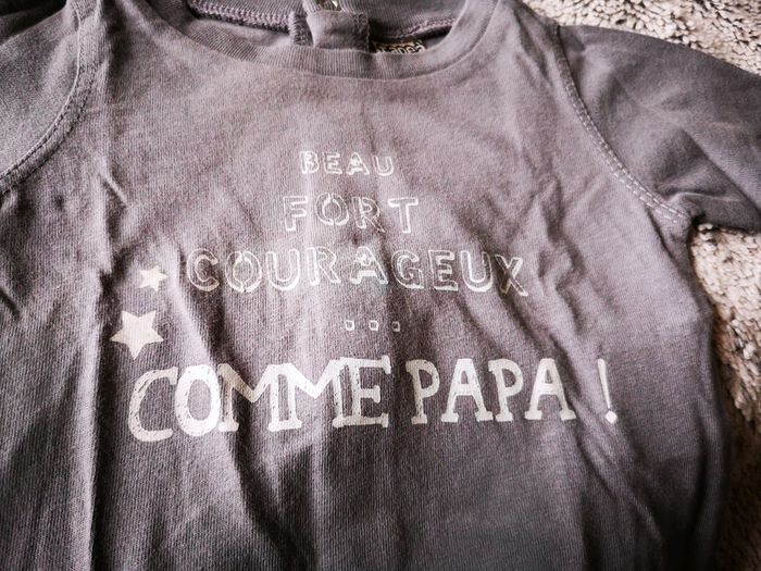 T-shirt manches longues 3 mois