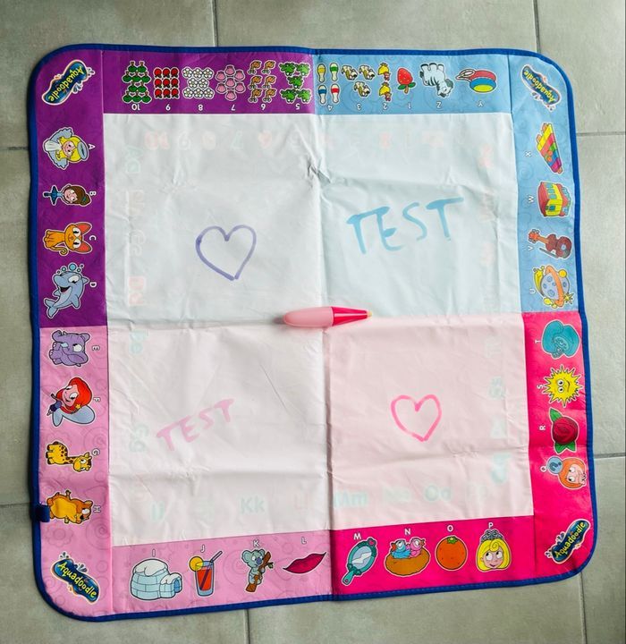Tapis Aquadoodle classique 4 rose peinture dessin eau TOMY