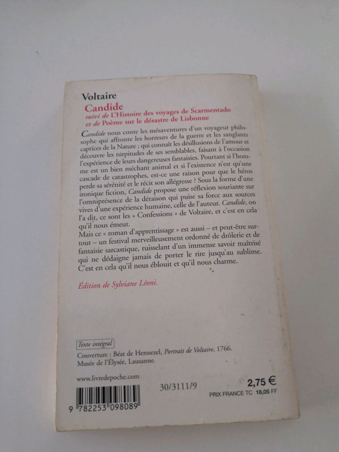 Livre Candide de Voltaire - photo numéro 2