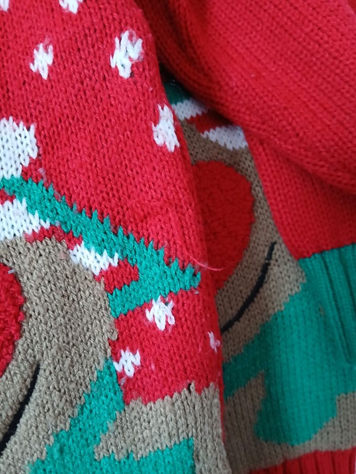 Pulls Noël Enfant Renne 4-6 ans - photo numéro 3