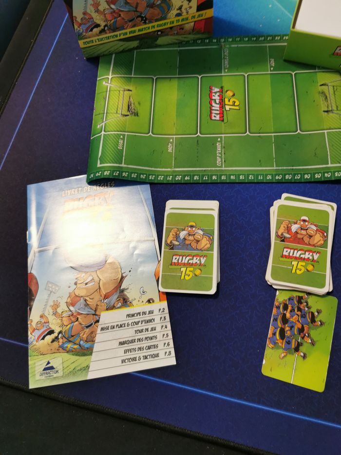 🏉 Jeu de société - RUGBY 15 🎲 - Jeu d'occasion - photo numéro 3