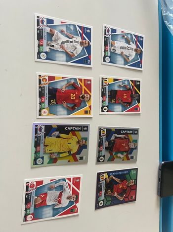 Lot 8 carte de foot euro 2024