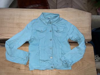 Veste en jean bleu ciel taille M femme