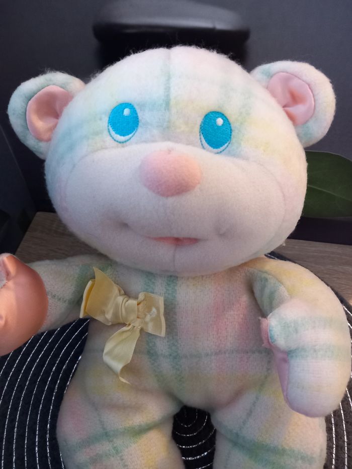 Peluche ours snuzzels playskool 1987 vintage 36cm - photo numéro 2